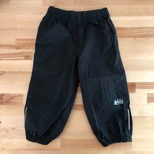 REI Toddler Rain Pants 2T Black